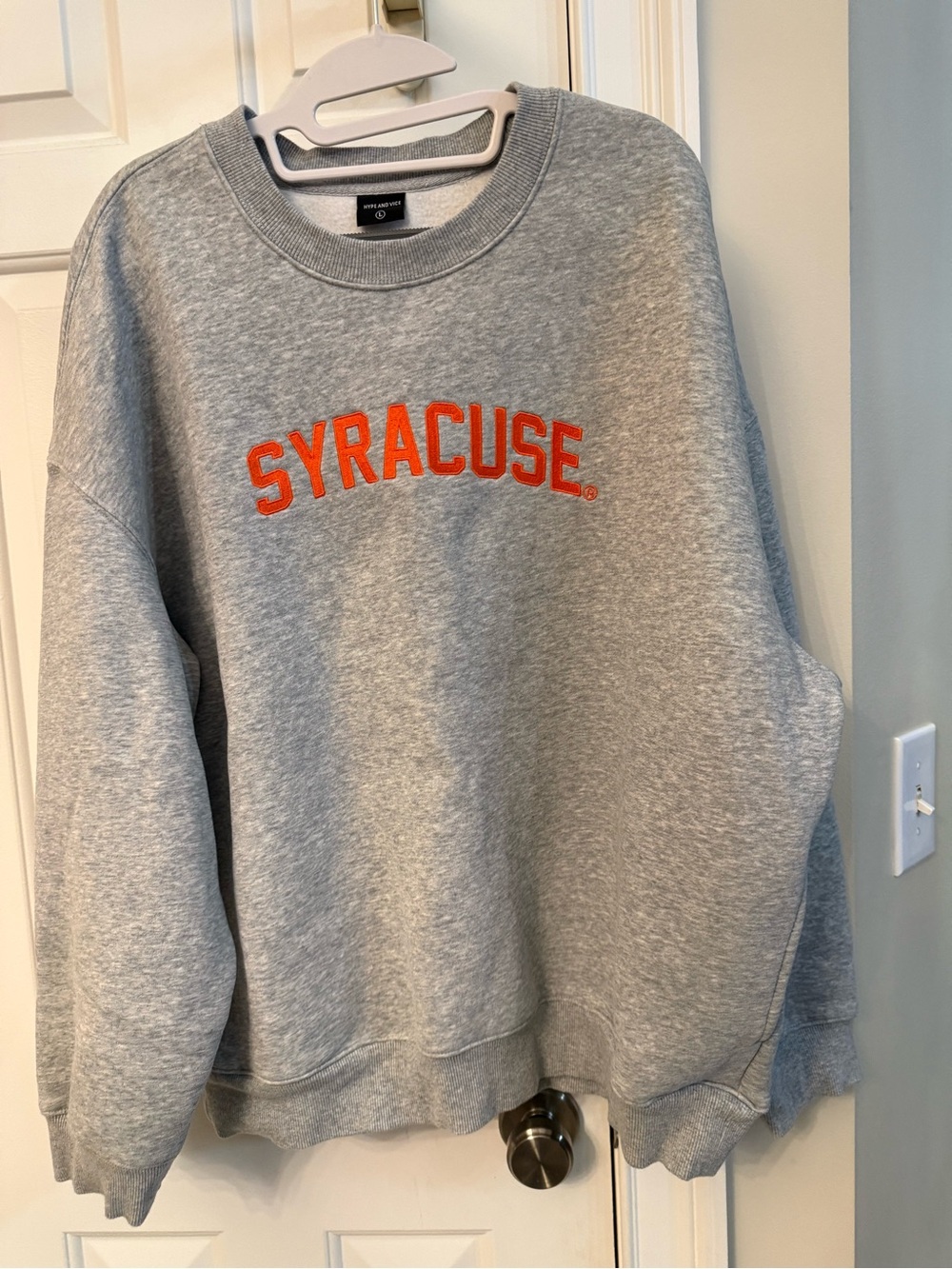 Syracuse Gray Crewneck Sweatshirt - Men’s
